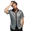 Chemise Disco Argenté
