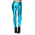 Legging Metallic Turquoise Vrouw