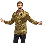 Op deze afbeelding zie je een Kostuums, van het merk Boland. Blouse Lumi Disco Goud Man