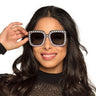 Bril Disco Bling Bling Zwart