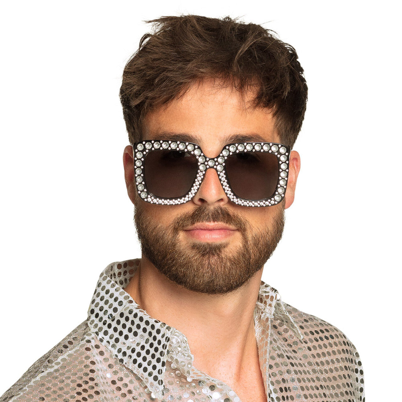 Op deze afbeelding zie je een Accessoires, van het merk Boland. Bling Bling Duo Partybrillen