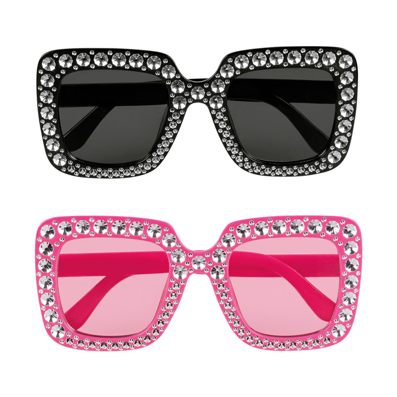 Op deze afbeelding zie je een Accessoires, van het merk Boland. Bling Bling Duo Partybrillen