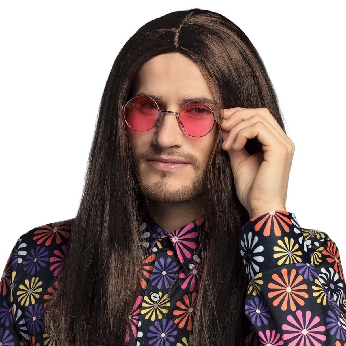 Op deze afbeelding zie je een Accessoires, van het merk Boland. Set 3 Stuks Partybrillen Ozzy Blauw / Roze / Zwart