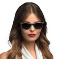 Partybril Metallic Zilver