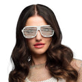 Witte Glitter Partybril
