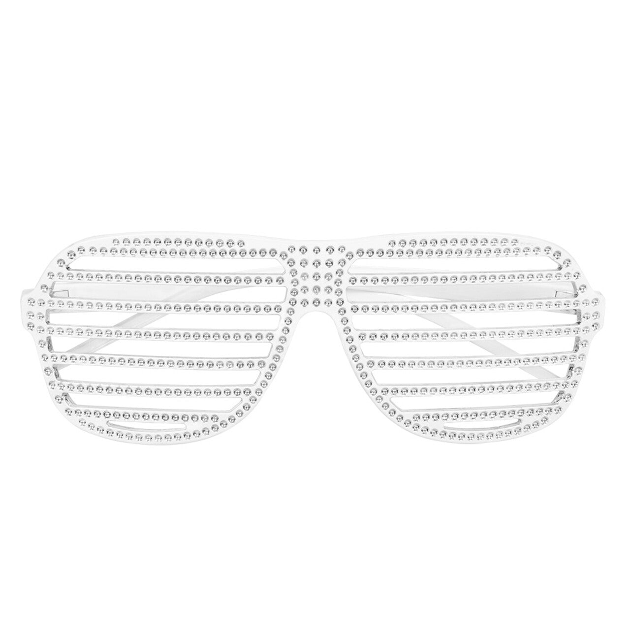 Op deze afbeelding zie je een Accessoires, van het merk Boland. Witte Glitter Partybril