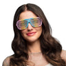 Regenboog Glitter Partybril