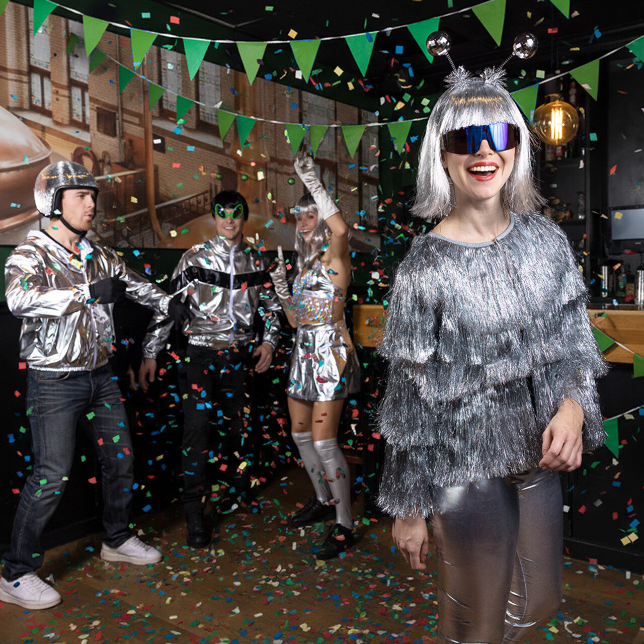 Op deze afbeelding zie je een Accessoires, van het merk Boland. Partybril Galaxy