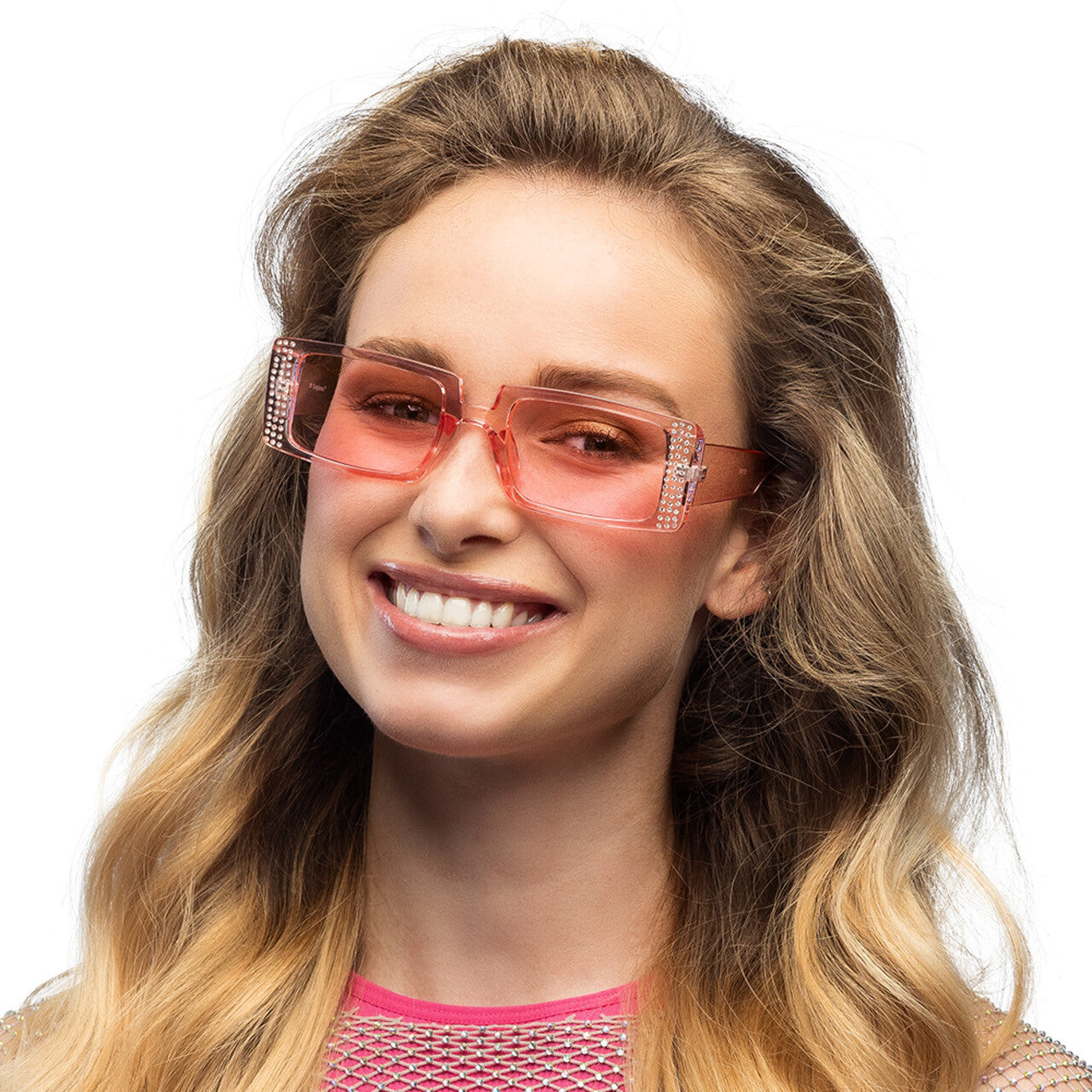 Op deze afbeelding zie je een Accessoires, van het merk Boland. Partybril Escape Roze