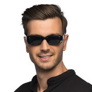 Op deze afbeelding zie je een Accessoires, van het merk Boland. Partybril Techno Zwart
