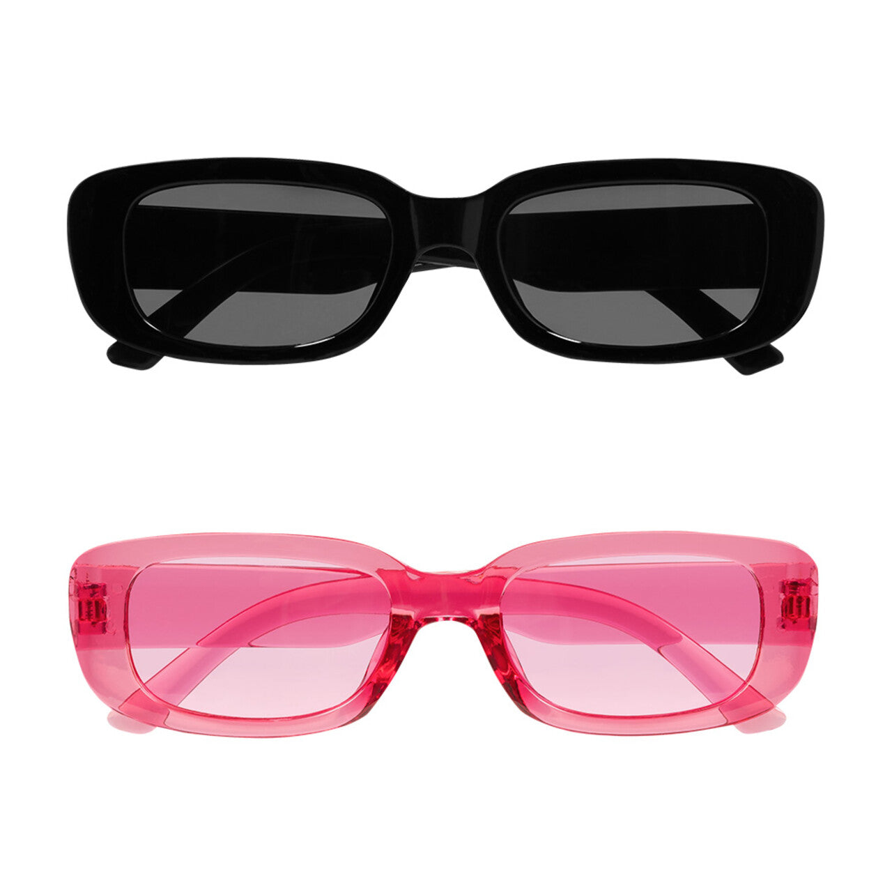 Op deze afbeelding zie je een Accessoires, van het merk Boland. Set Van 2 Partybrillen Techno
