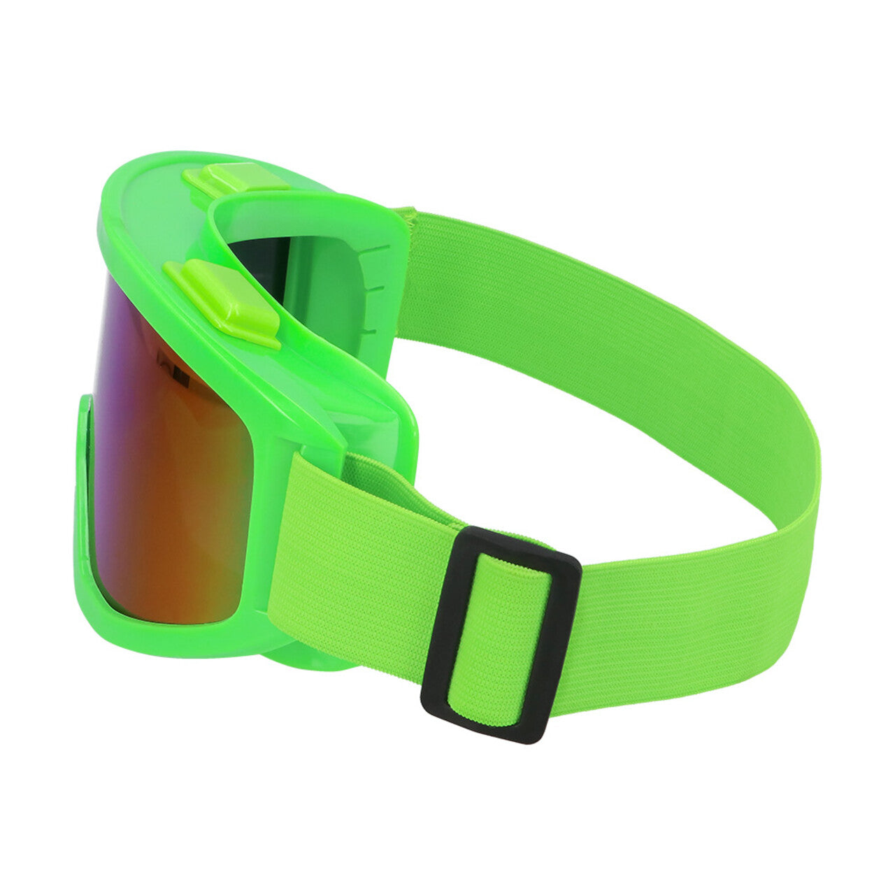 Op deze afbeelding zie je een Accessoires, van het merk Boland. Party Skibril Neongroen