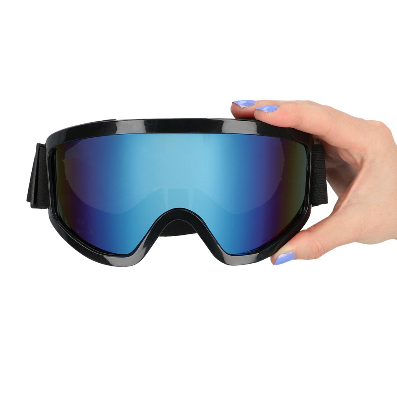 Op deze afbeelding zie je een Accessoires, van het merk Boland. Party Skibril Zwart