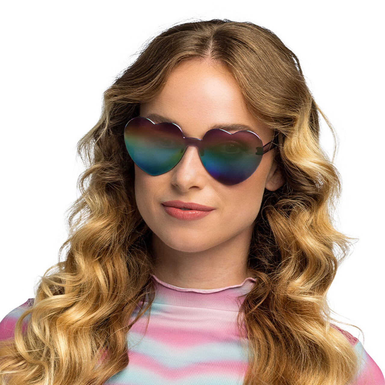 Op deze afbeelding zie je een Accessoires, van het merk Boland. Love Is In De Lucht Rainbow Bril