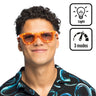 Oranje Partybril Met Licht
