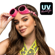 Op deze afbeelding zie je een Accessoires, van het merk Boland. Tropical Party Duik Bril Neon Roze