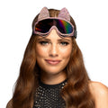 Kittige Skibril Glam Cat Pink