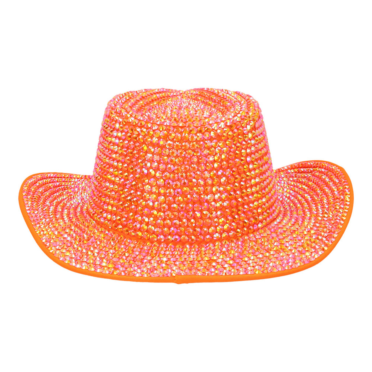 Op deze afbeelding zie je een Accessoires, van het merk Boland. Aurora Strass Cowboyhoed Neonoranje Uv