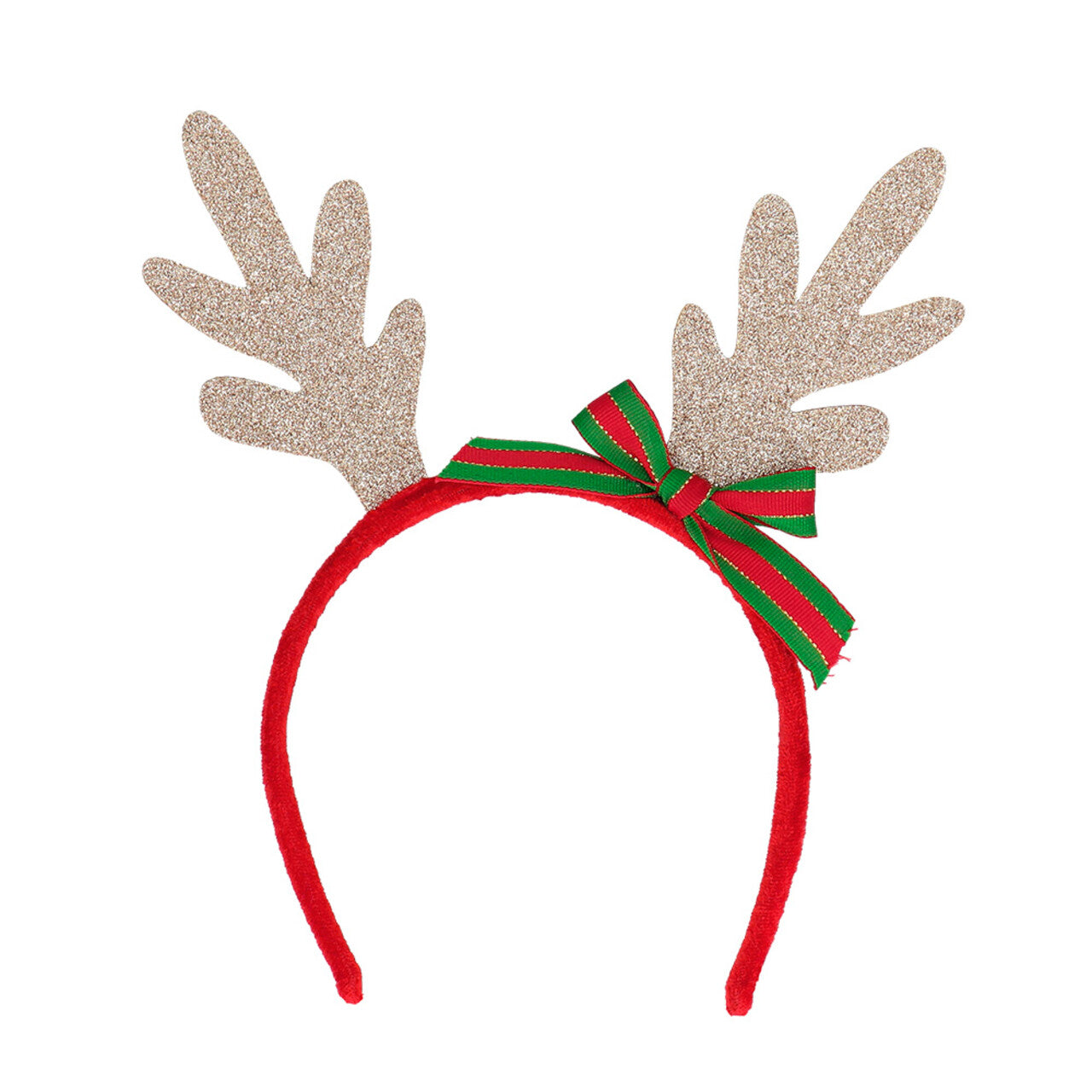 Op deze afbeelding zie je een Accessoires, van het merk Boland. Diadeem Golden Reindeer