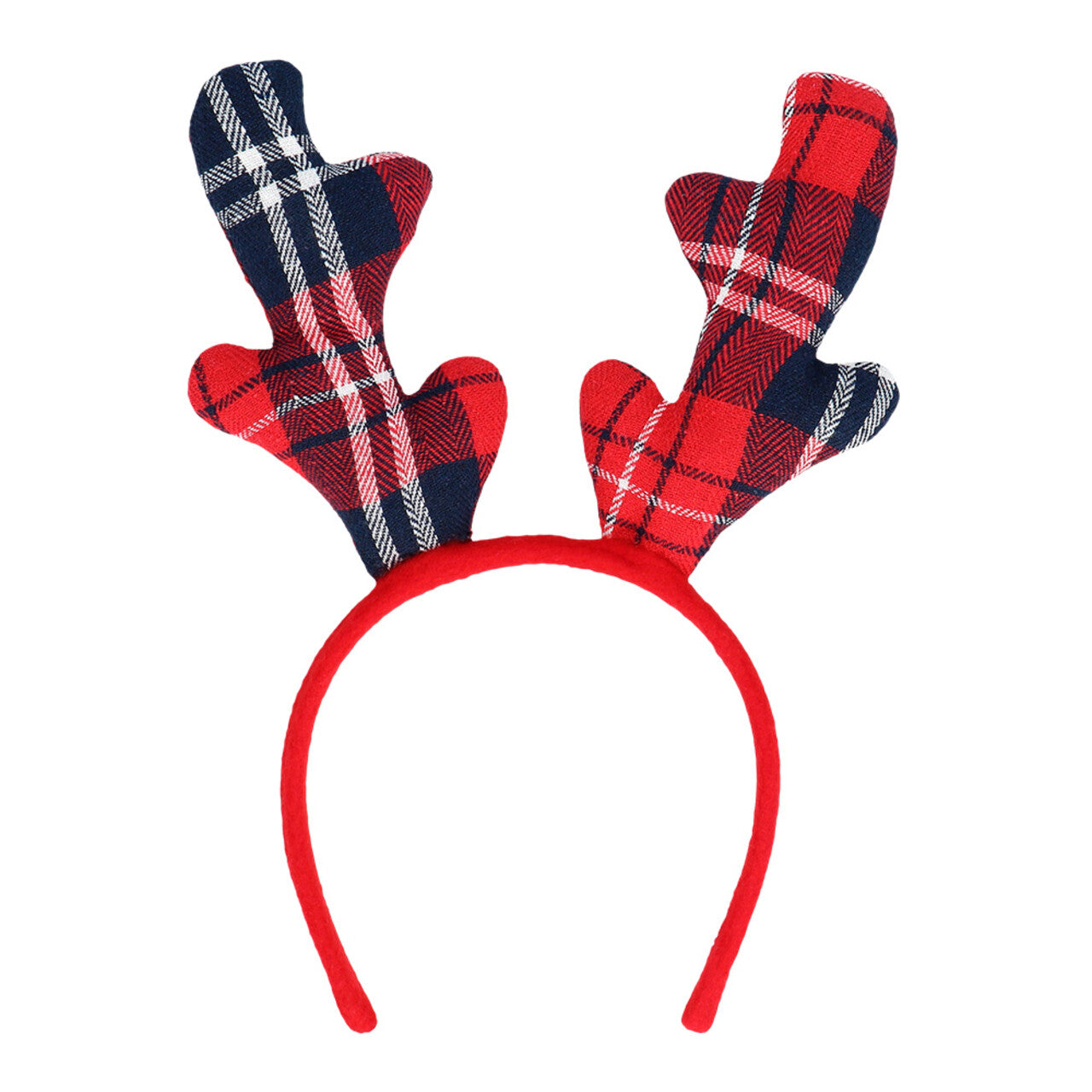 Op deze afbeelding zie je een Accessoires, van het merk Boland. Diadeem Tartan Reindeer