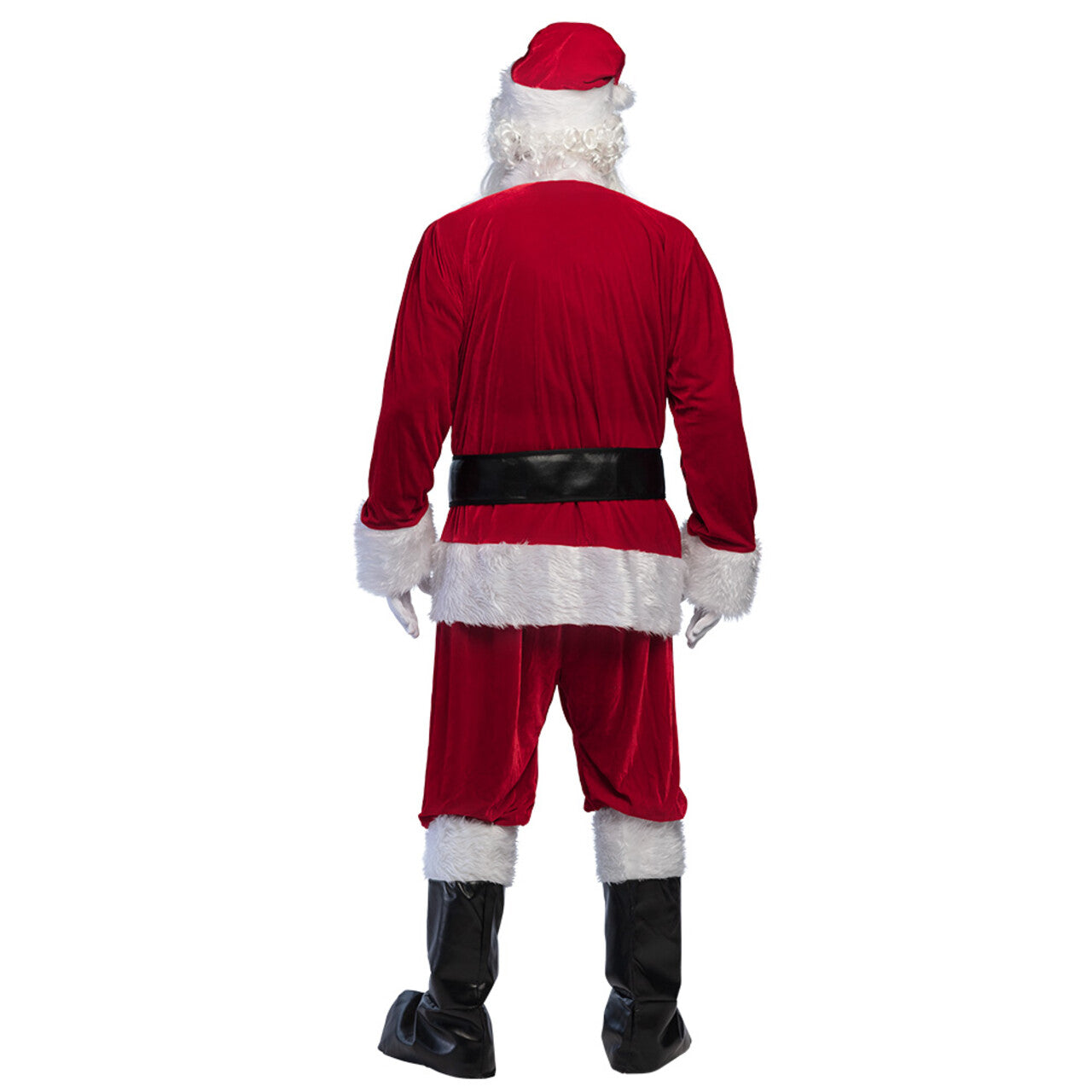 Op deze afbeelding zie je een Kostuums, van het merk Boland. Complete Set Professionele Santa All The Way Man Kostuum