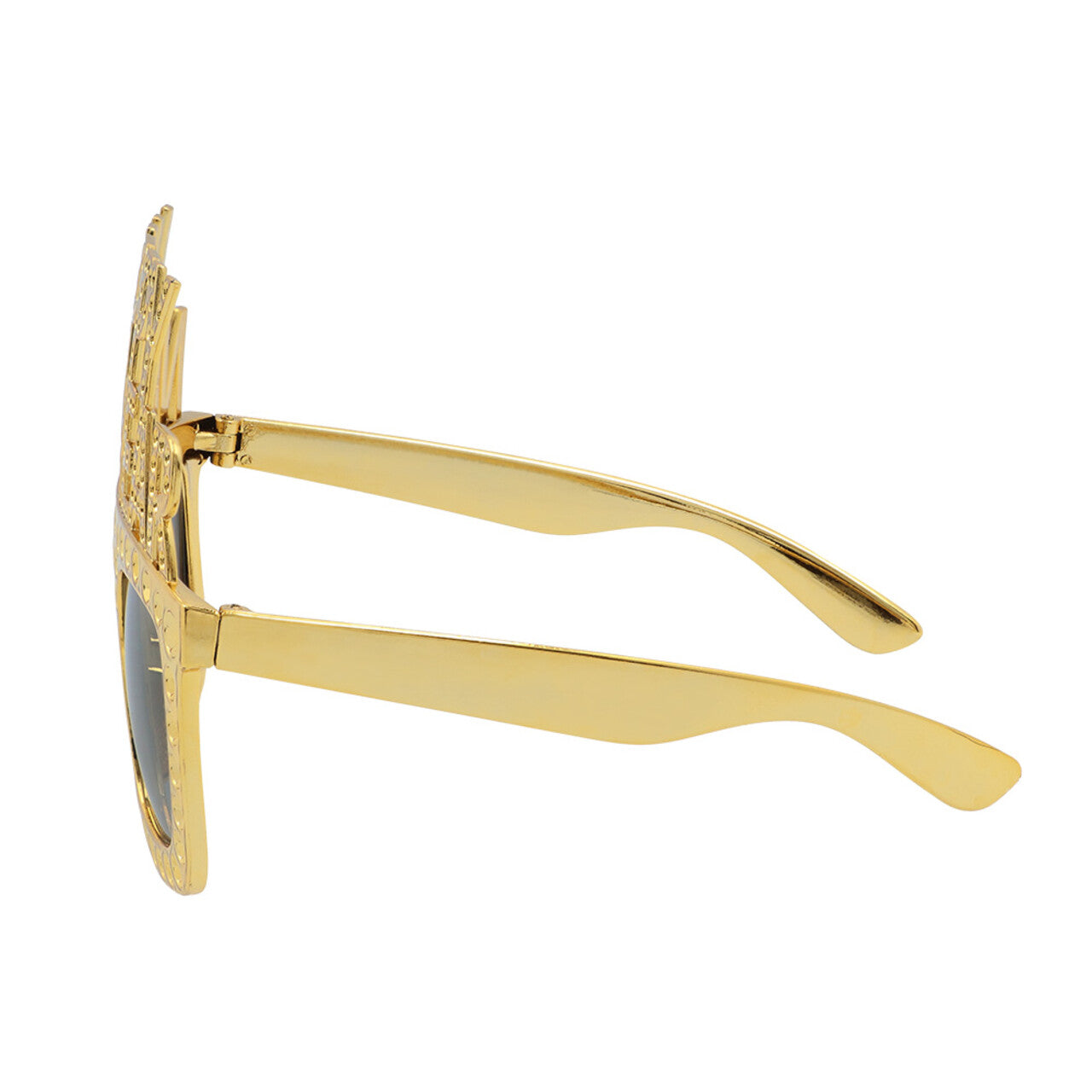 Op deze afbeelding zie je een Accessoires, van het merk Boland. Bling Bling Bril happy New Year Goud