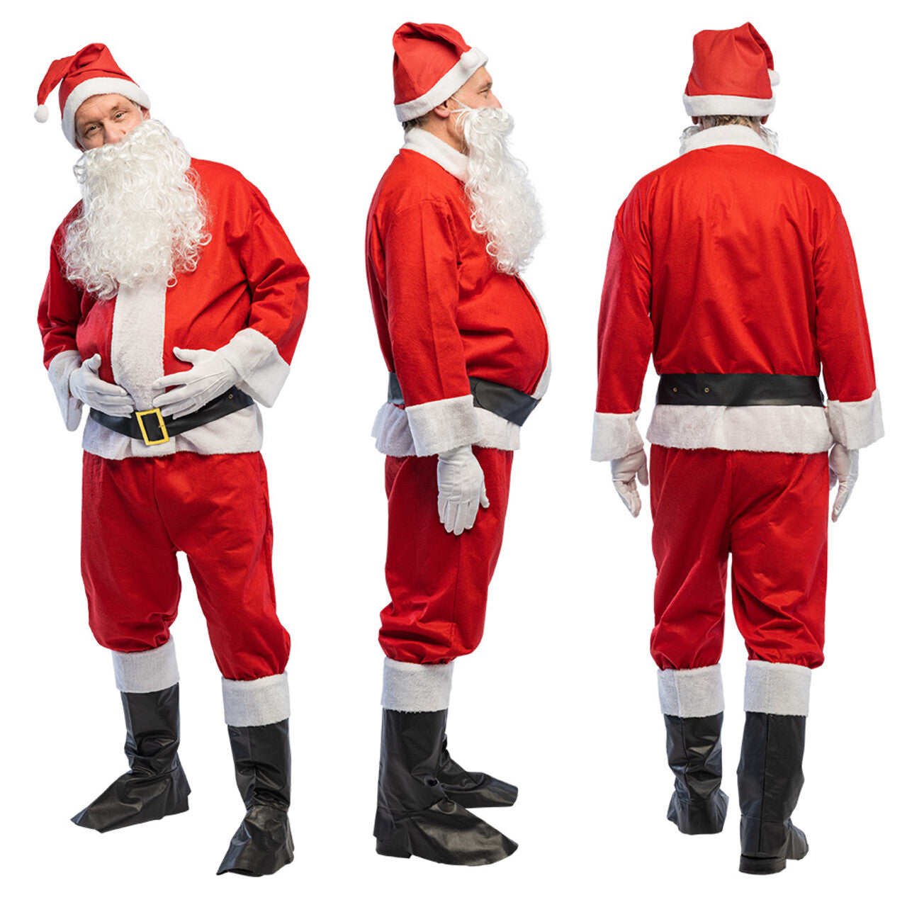 Op deze afbeelding zie je een Kostuums, van het merk Boland. Santa De Kerstman Vibes Kostuum