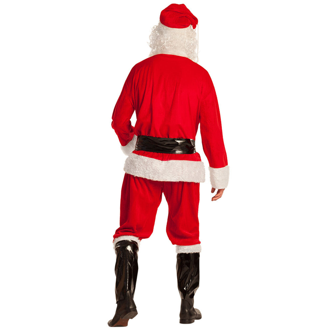 Op deze afbeelding zie je een Kostuums, van het merk Boland. De Luxe Kerstman Kostuum