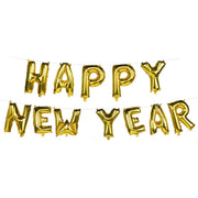 Op deze afbeelding zie je een Decoratie, van het merk Boland. Folieballon Slinger Happy New Year Goud
