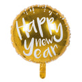 Folieballon Happy New Year Goud