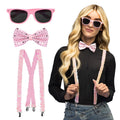 Party Pailletten Set Roze