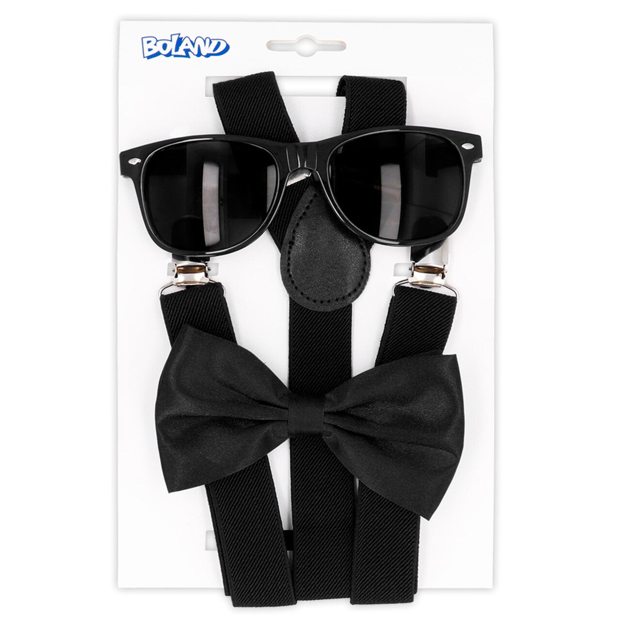 Op deze afbeelding zie je een Accessoires, van het merk Boland. Gentleman Party Set Zwart