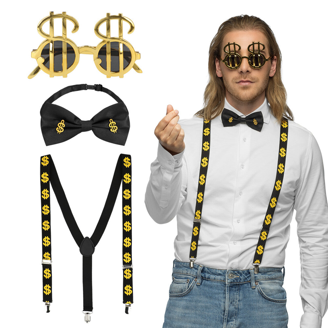 Op deze afbeelding zie je een Accessoires, van het merk Boland. Accessoire Set Dollar Bill