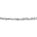 Pvc Boa Slinger Zilver