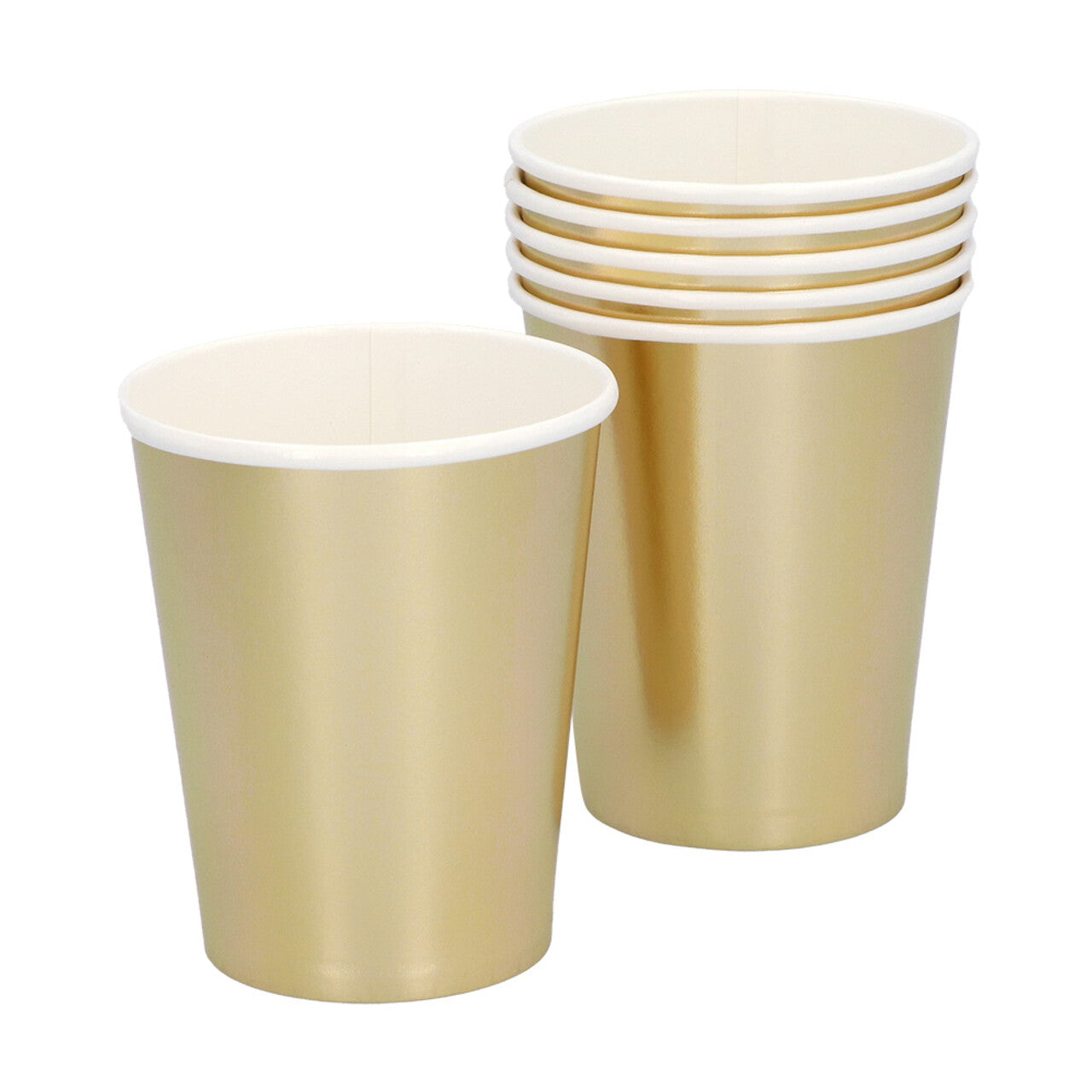 Op deze afbeelding zie je een Decoratie, van het merk Boland. Papieren Feestservies Set Goud
