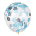 Party Confettiballonnen Blauw / Zilver