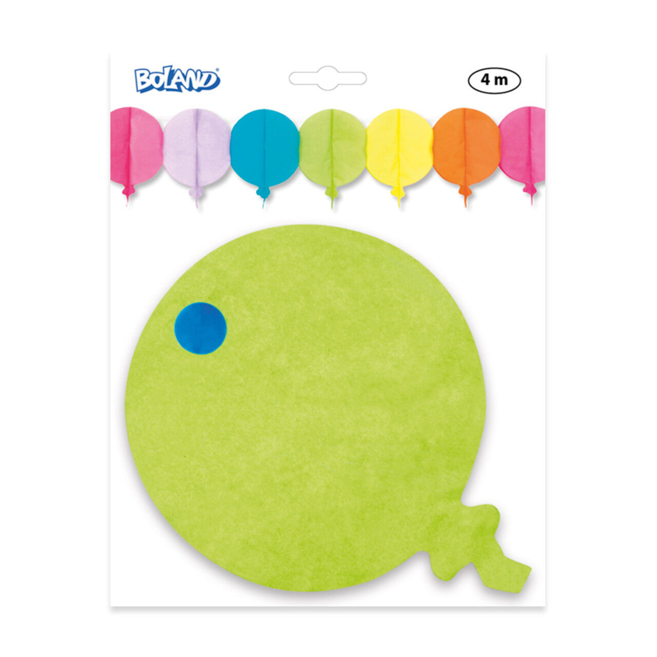 Op deze afbeelding zie je een Decoratie, van het merk Boland. Papieren Slinger Ballonnen