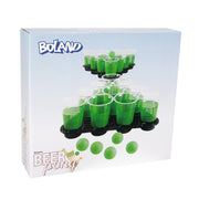 Op deze afbeelding zie je een Decoratie, van het merk Boland. Set Drankspel Beer Pong Deluxe Met Bekerhouder