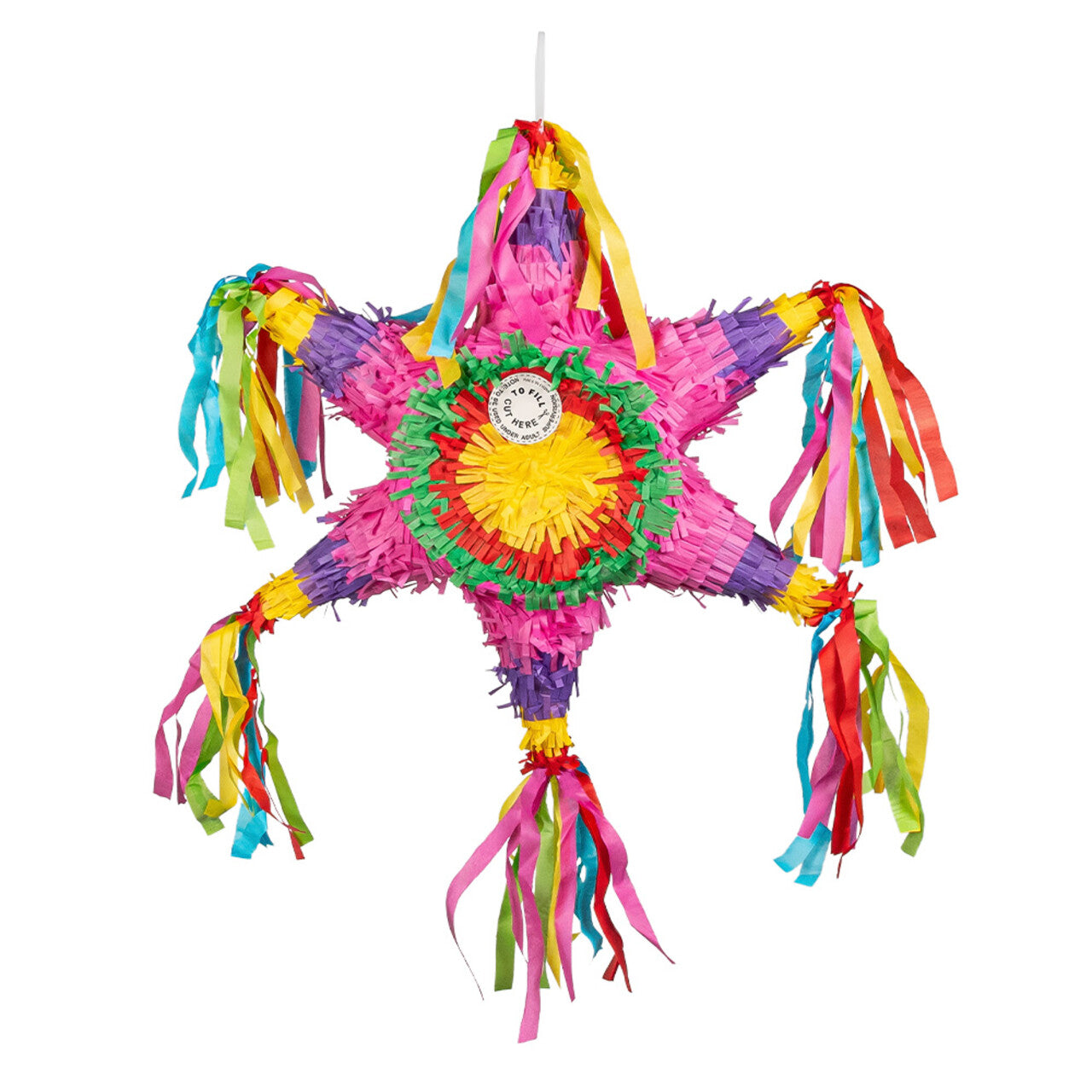 Op deze afbeelding zie je een Decoratie, van het merk Boland. Kleurrijke Piñata Mexicaanse Ster