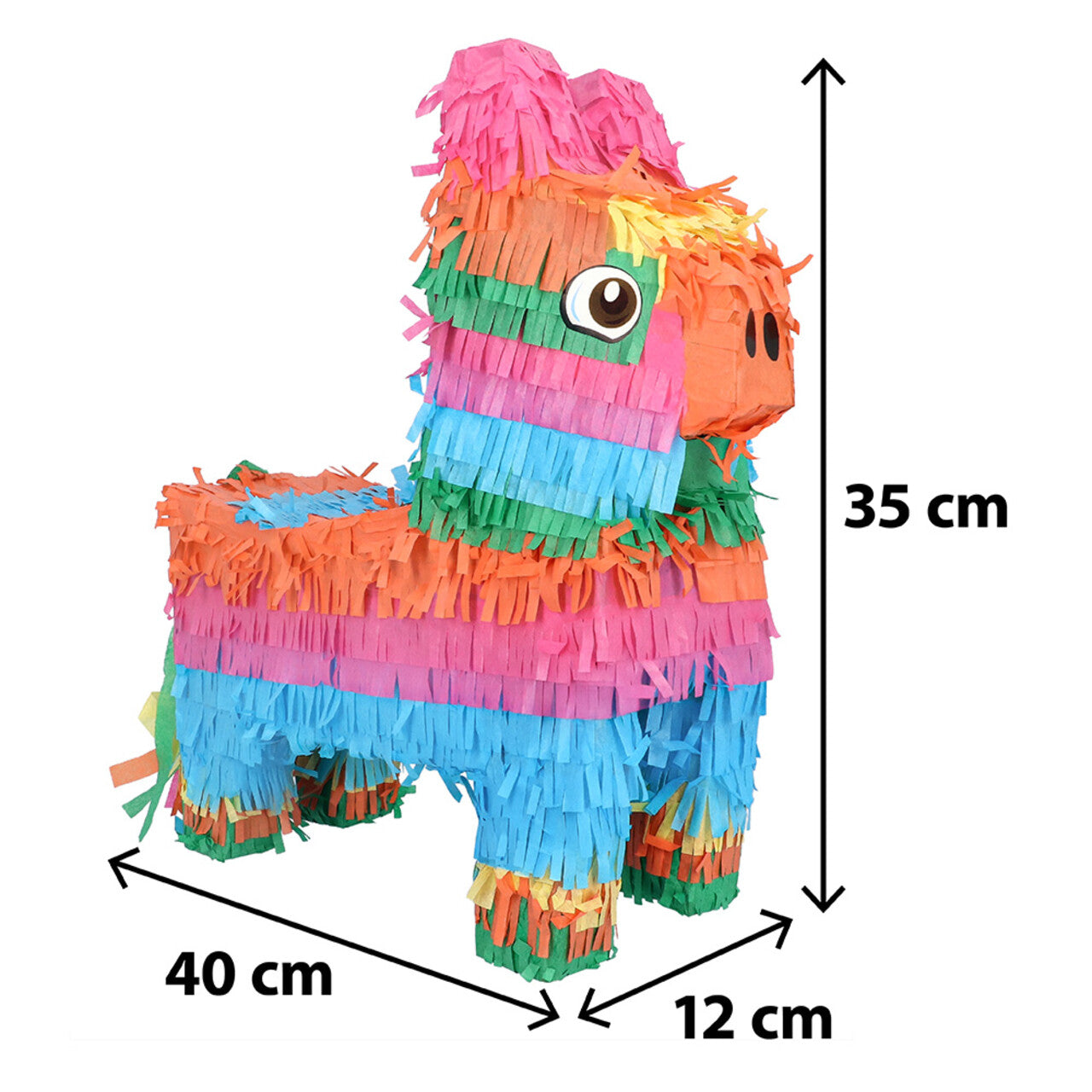 Op deze afbeelding zie je een Decoratie, van het merk Boland. Feestelijke Piñata Lama Amigo