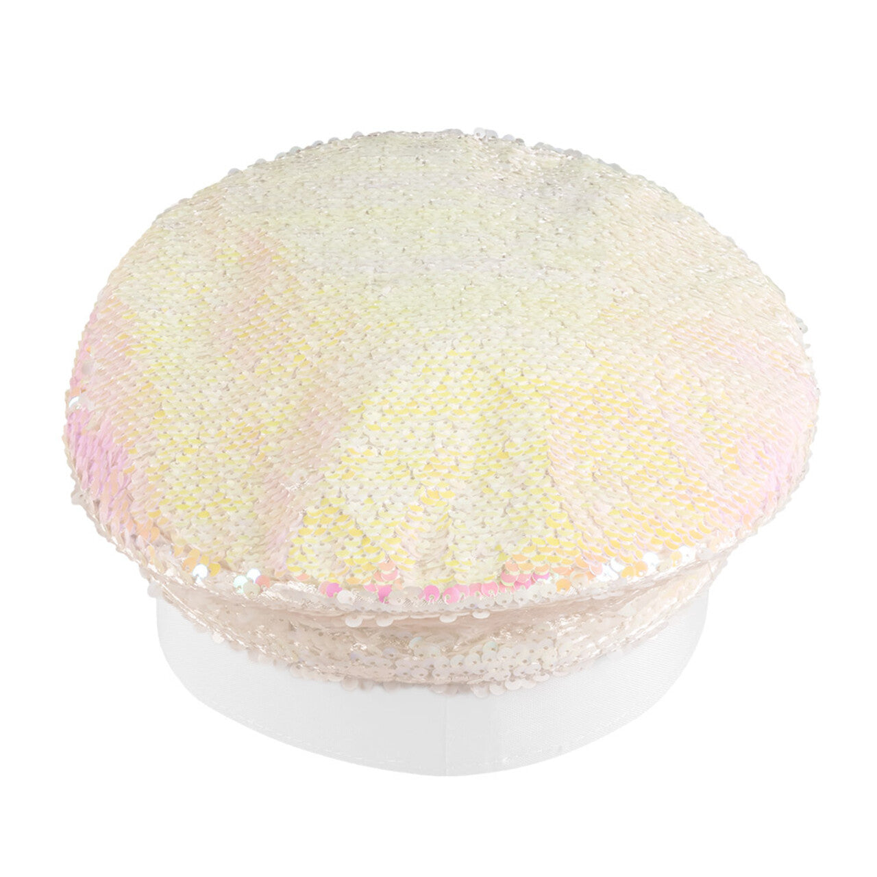 Op deze afbeelding zie je een Accessoires, van het merk Boland. Pet Sandy Candy (Omkeerbaar Parelmoer / Wit)