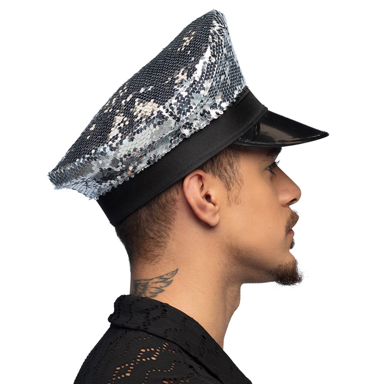 Op deze afbeelding zie je een Accessoires, van het merk Boland. Pet Sequins Blast Zilver