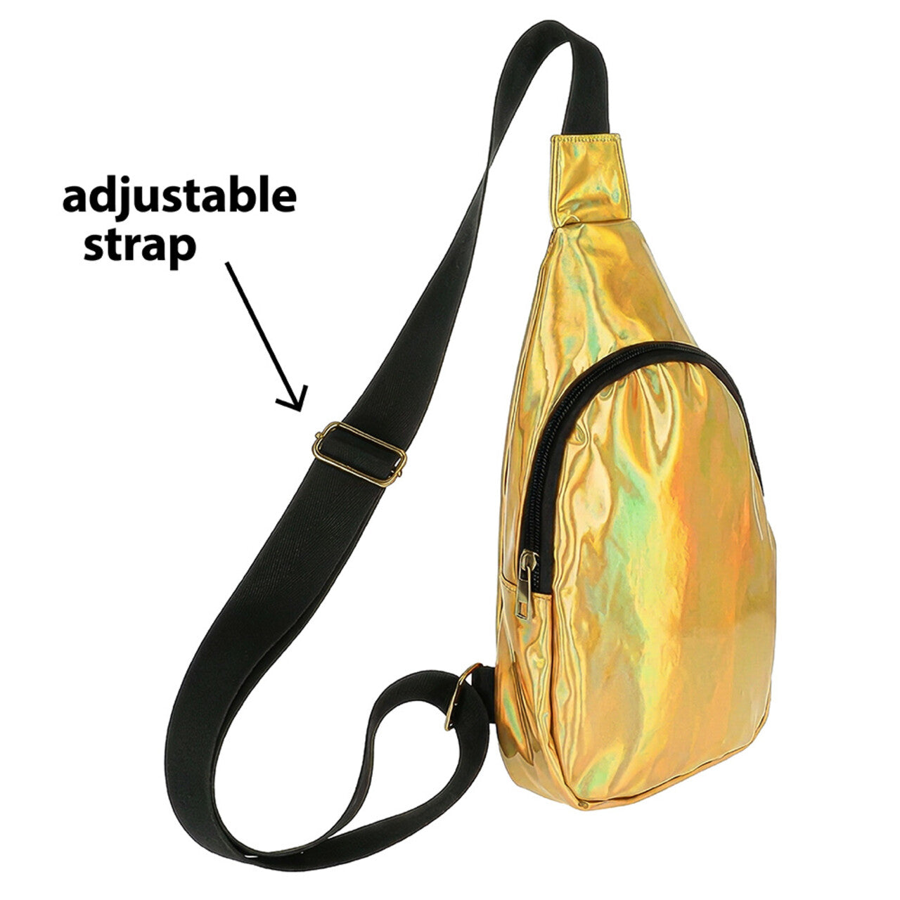 Op deze afbeelding zie je een Accessoires, van het merk Boland. Crossbody Tas Holla At Ya Goud