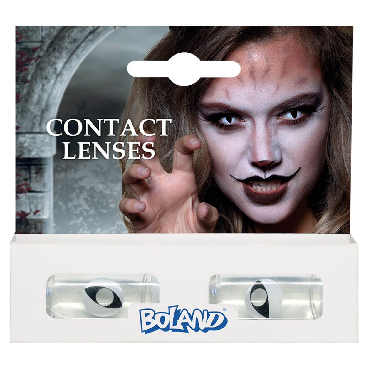 Op deze afbeelding zie je een Accessoires, van het merk Boland. Paar Lenzen Katachtige Ogen