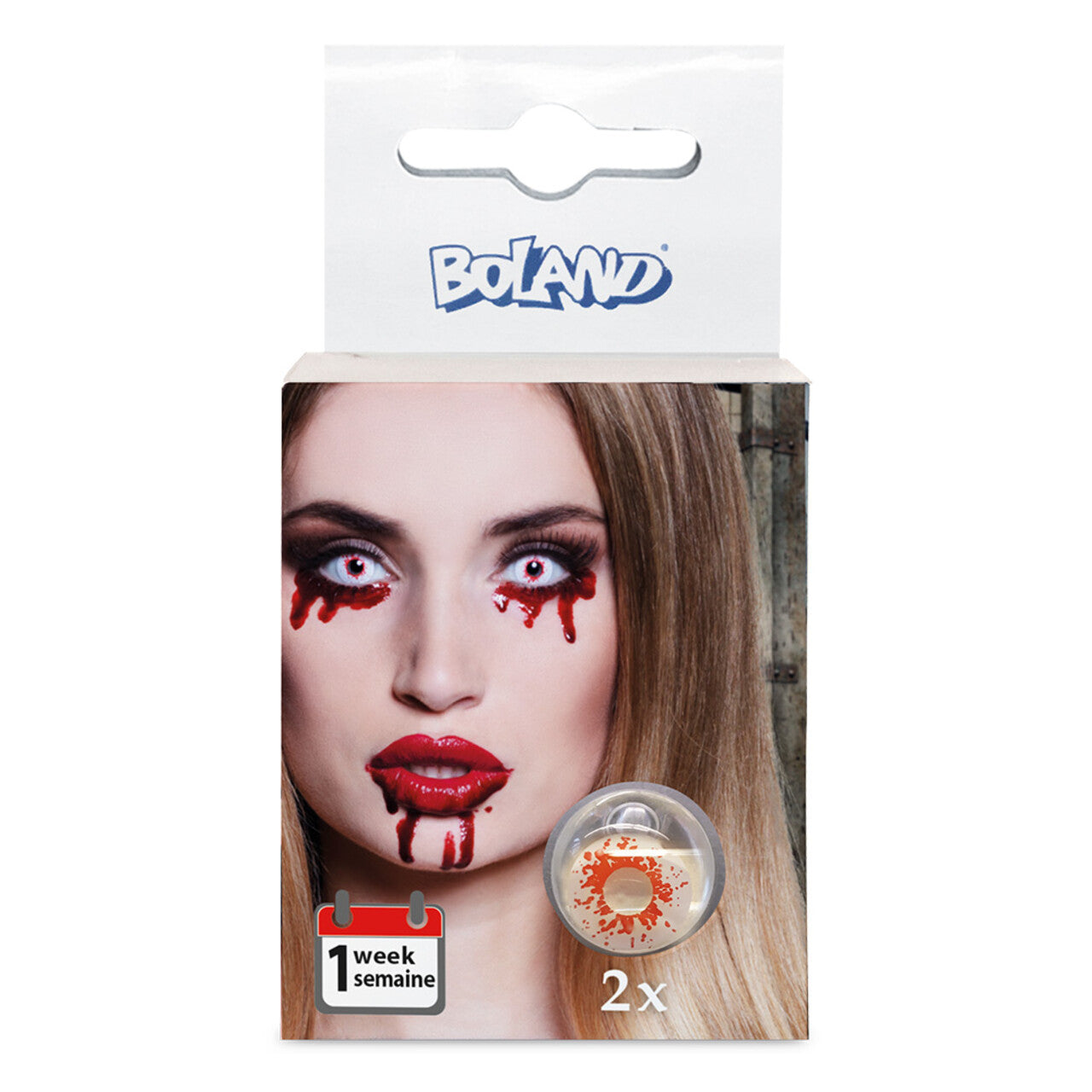 Op deze afbeelding zie je een Accessoires, van het merk Boland. Weeklenzen Bloody Eyes