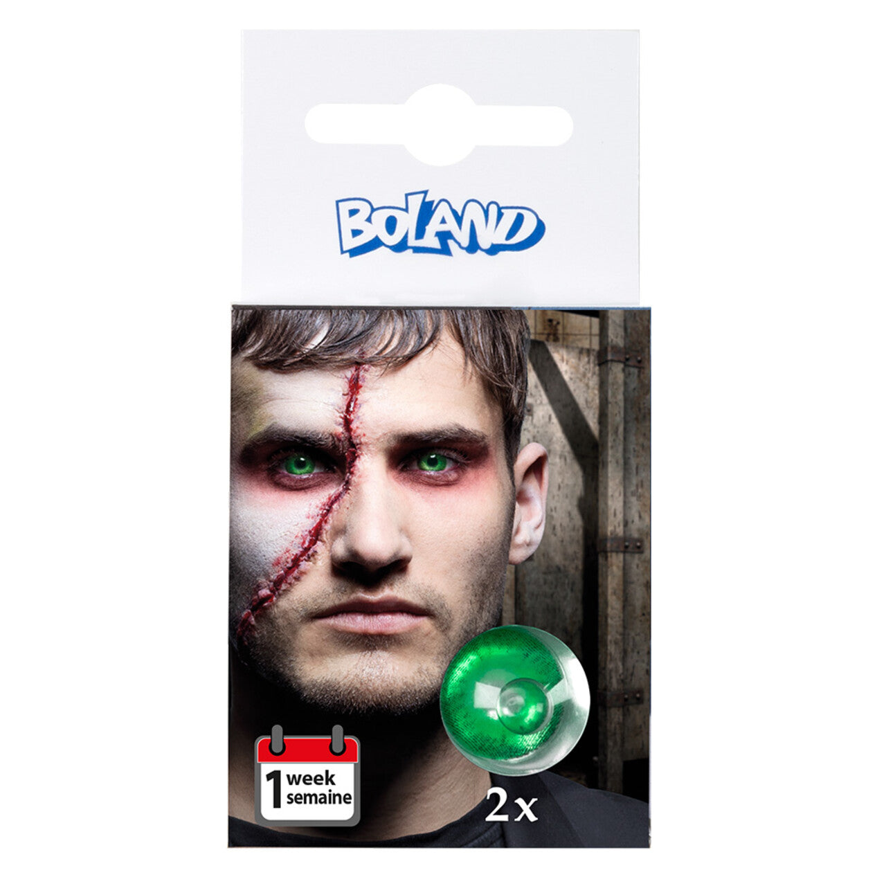 Op deze afbeelding zie je een Accessoires, van het merk Boland. Weeklenzen Franky Green Eyes