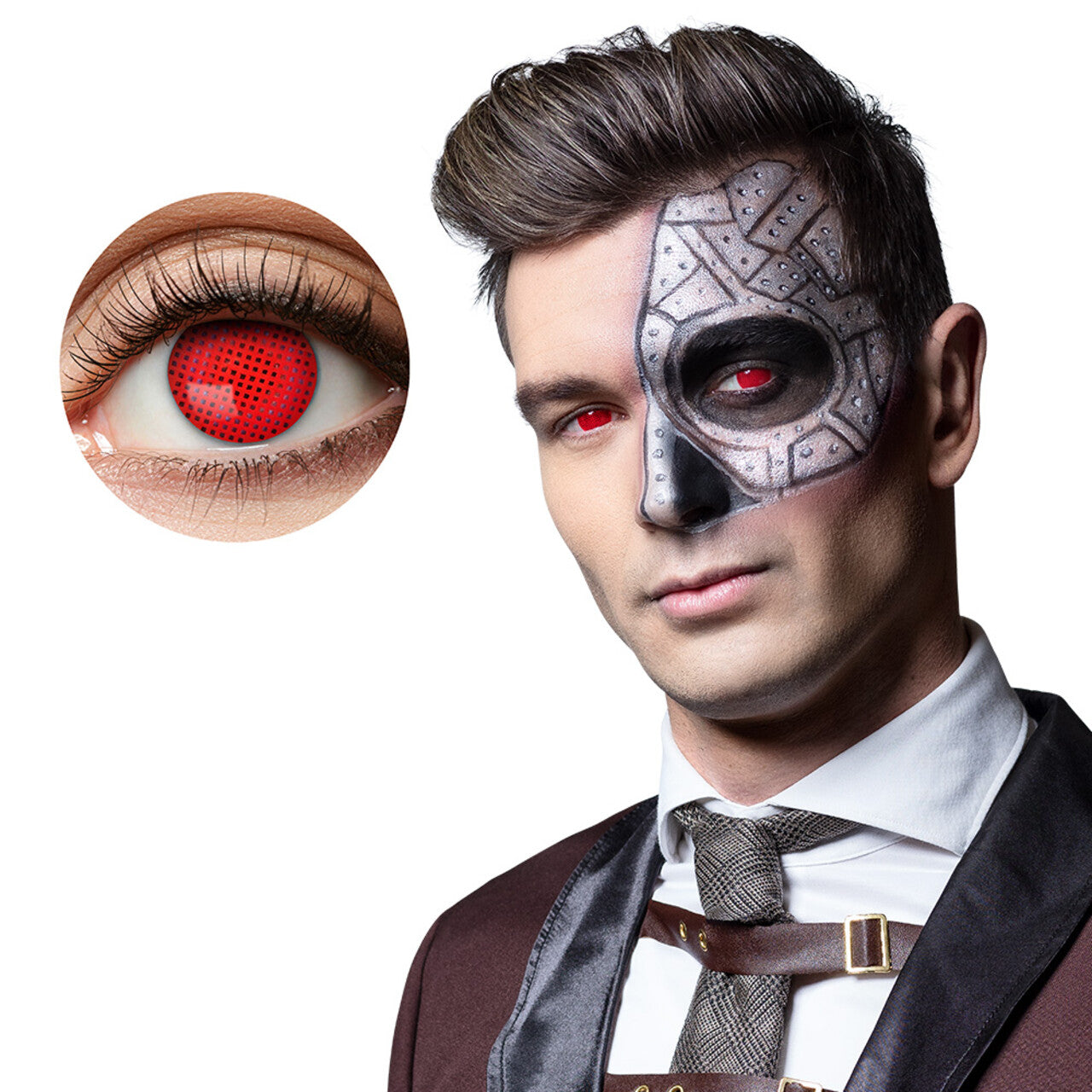 Op deze afbeelding zie je een Accessoires, van het merk Boland. Lenzen Red Cyborg