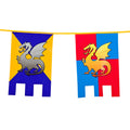 Pe Wimpelkette Knights & Dragons