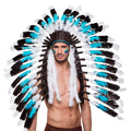Indianen Hoofdtooi Snow Wolf