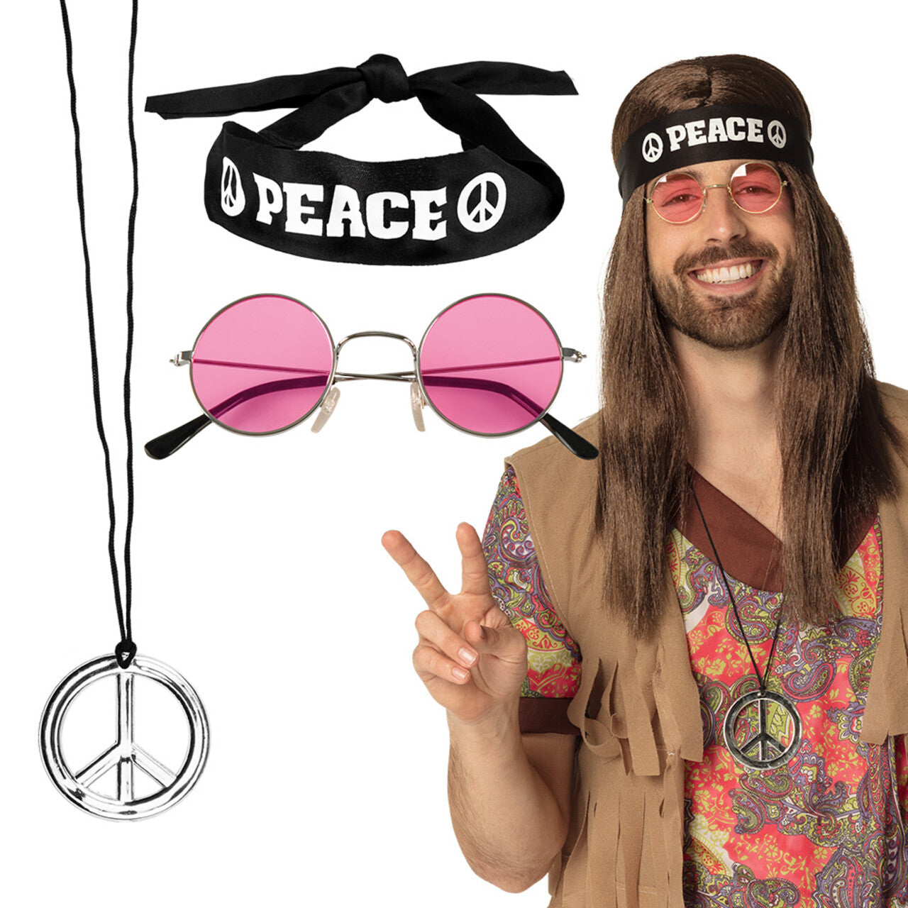 Op deze afbeelding zie je een Accessoires, van het merk Boland. Accessoire Set Peace Fighter
